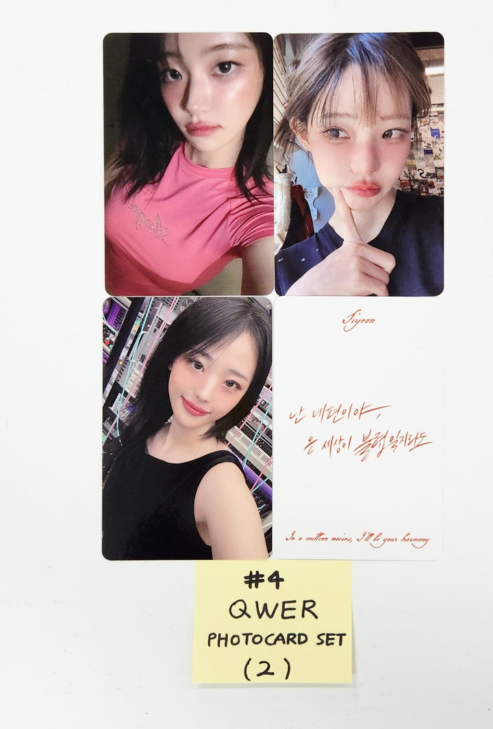 QWER "IN A MILLION NOISES, I'LL BE YOUR HARMONY" - Official Photocard [25.6.10]