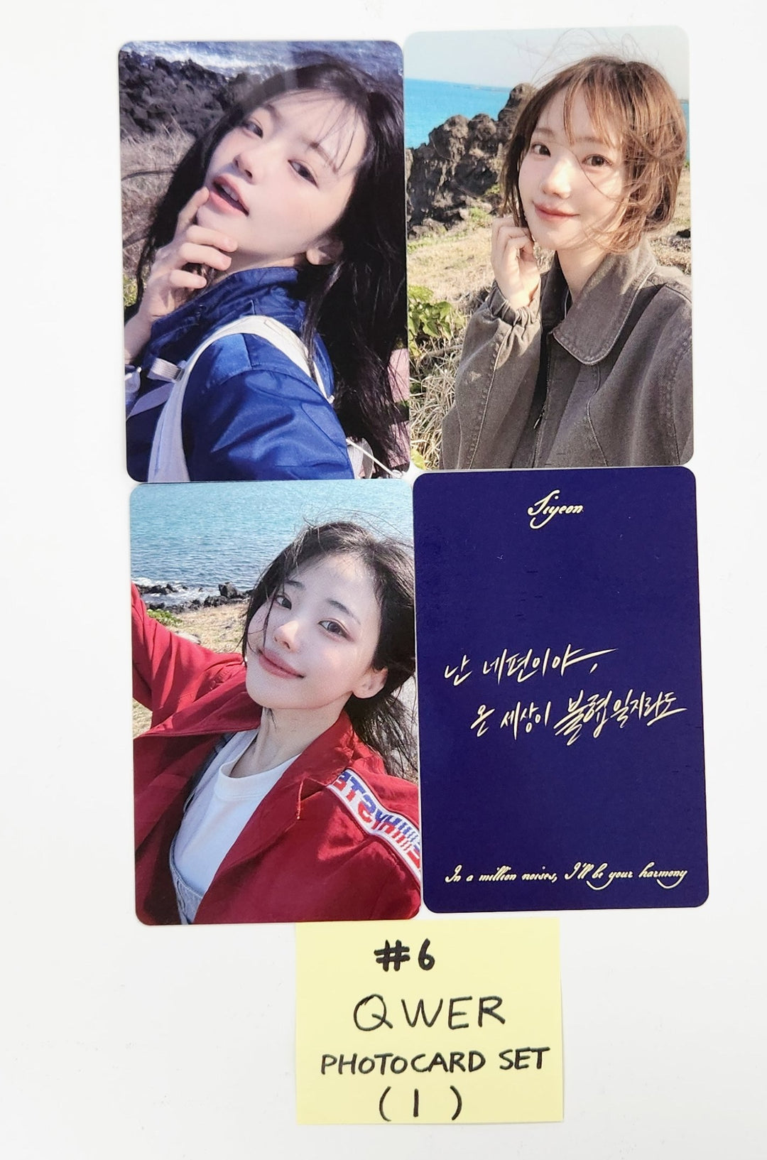 QWER "IN A MILLION NOISES, I'LL BE YOUR HARMONY" - Official Photocard [25.6.10]
