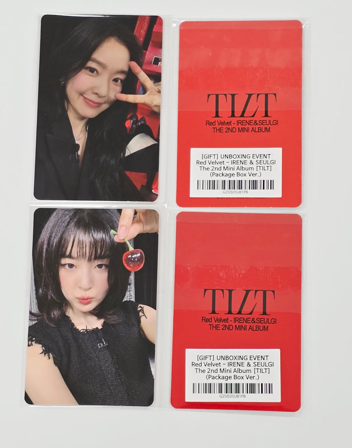 IRENE & SEULGI (Of Red Velvet ) "TILT" - SM Town Gift Photocard [25.6.11]