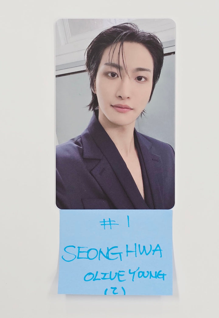 Seong Hwa (Of Ateez) "John Varvatos" - Olive Young Event PVC Photocard [25.6.11]