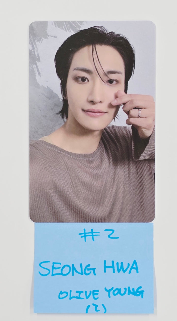 Seong Hwa (Of Ateez) "John Varvatos" - Olive Young Event PVC Photocard [25.6.11]