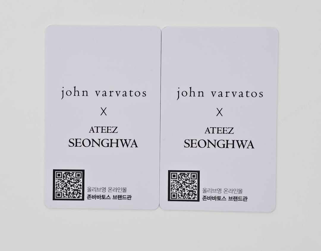 Seong Hwa (Of Ateez) "John Varvatos" - Olive Young Event PVC Photocard [25.6.11]