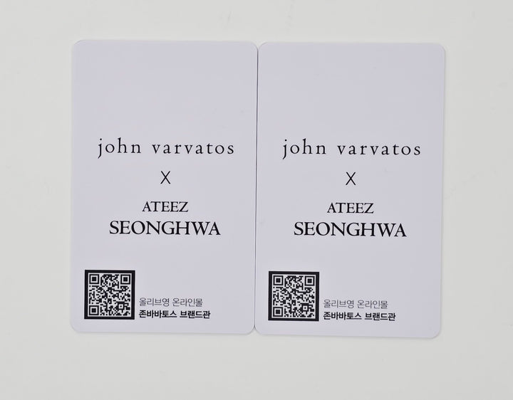 Seong Hwa (Of Ateez) "John Varvatos" - Olive Young Event PVC Photocard [25.6.11]