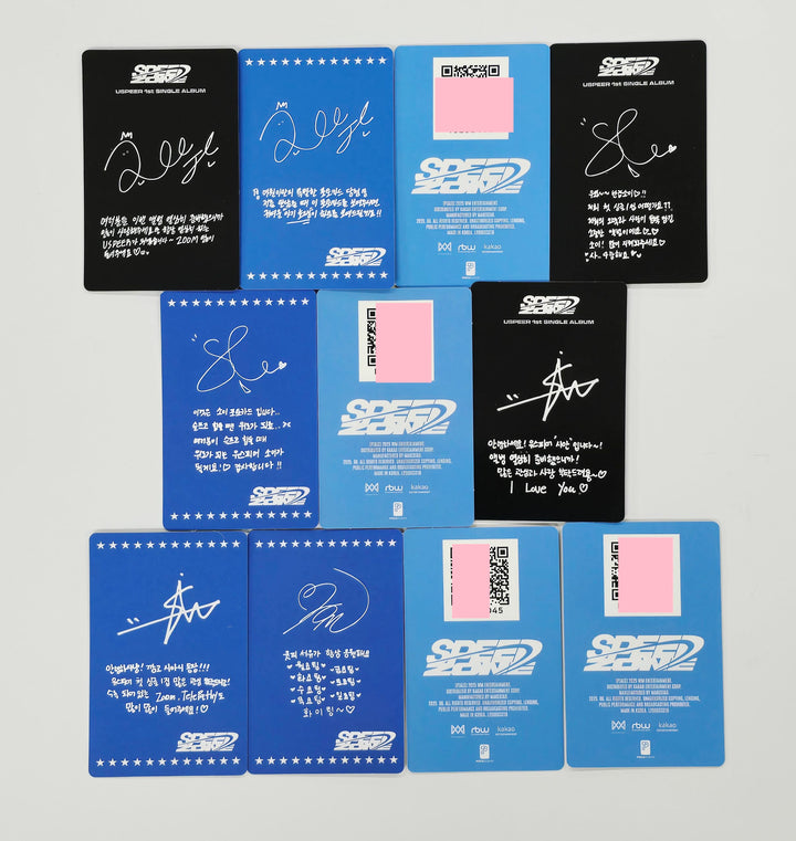 USPEER "SPEED ZONE" - Official Photocard [Poca Ver.] [25.6.11]