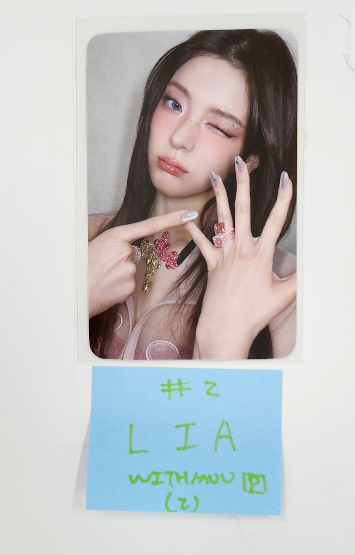 ITZY "Girls Will Be Girls" - Withmuu Pre-Order Benefit Photocard [25.6.11]