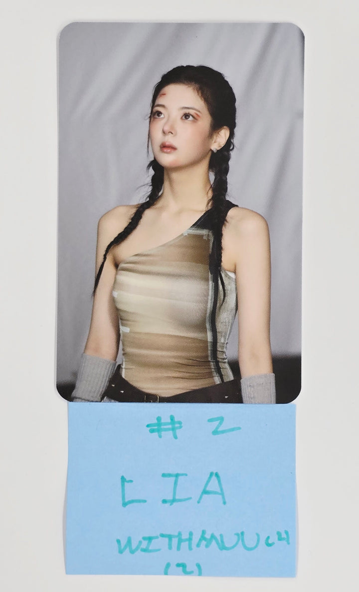 ITZY "Girls Will Be Girls" - Withmuu Pre-Order Benefit Photocard (2) [25.6.11]