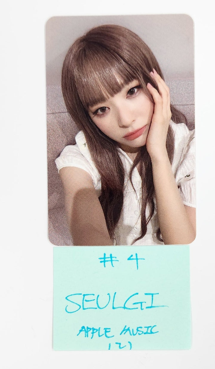 IRENE & SEULGI (Of Red Velvet ) "TILT" - Apple Music Fansign Event Photocard [25.6.12]