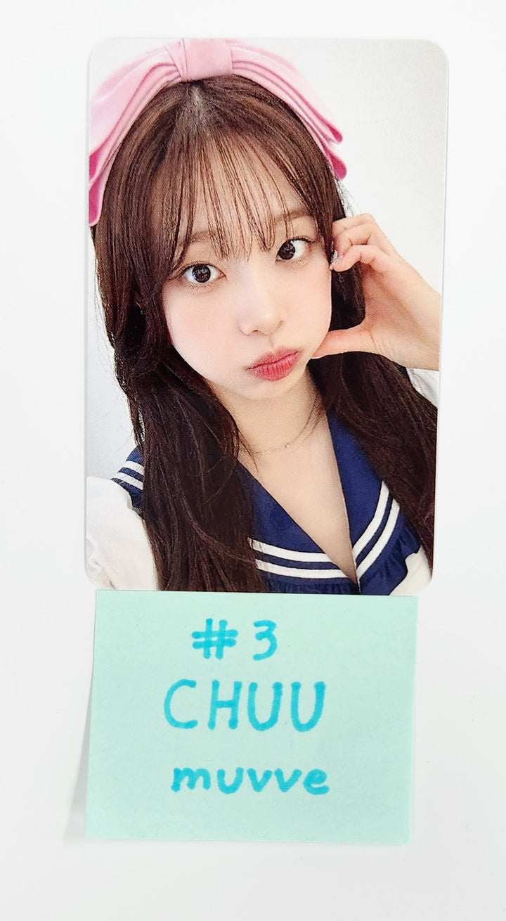 CHUU "Only cry in the rain" - MUVVE Fansign Event Photocard Round 2 [25.6.12]