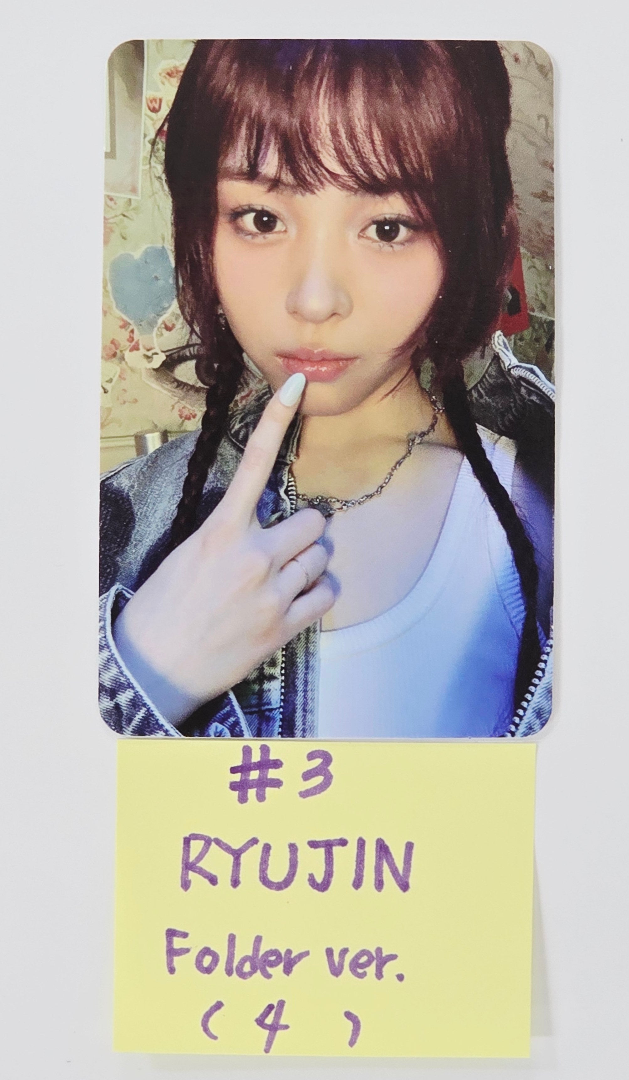 ITZY MMT BORN TO BE リュジン トレカ 直筆サイン 2/4 ITZY MMT BORN TO BE ユナ トレカ 直筆サイン 2/4 - メルカリ