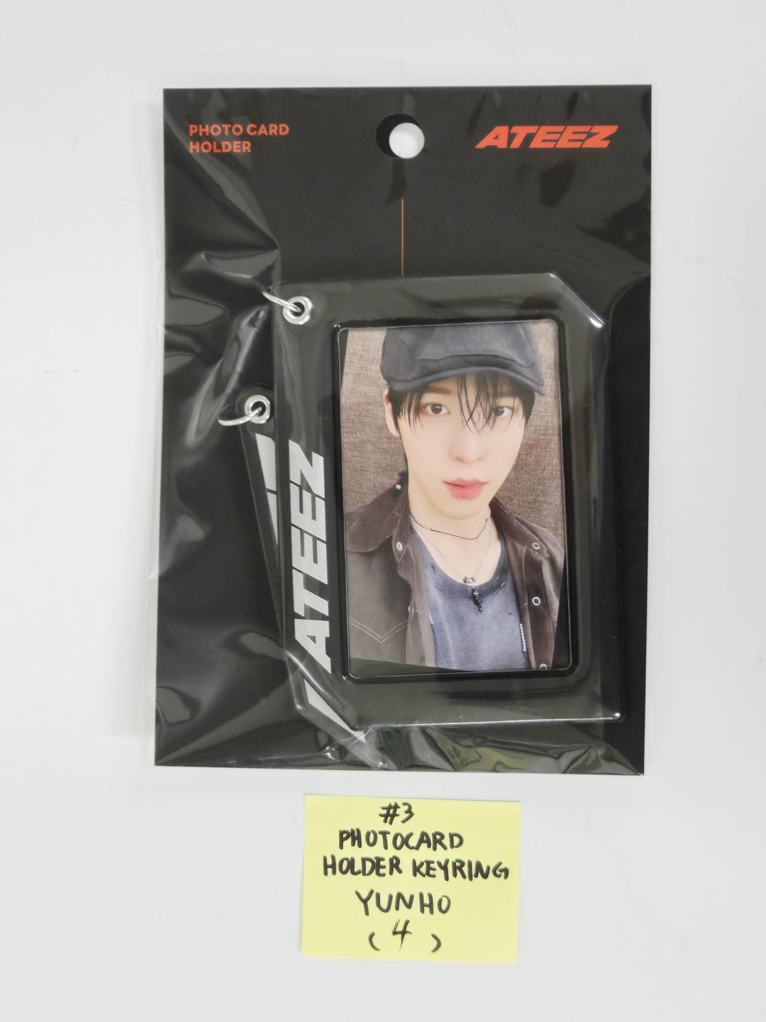 ATEEZ "GOLDEN HOUR : Part.3" - Line Friends Pop-Up Official MD [Photocard Holder Keyring] [25.6.13]