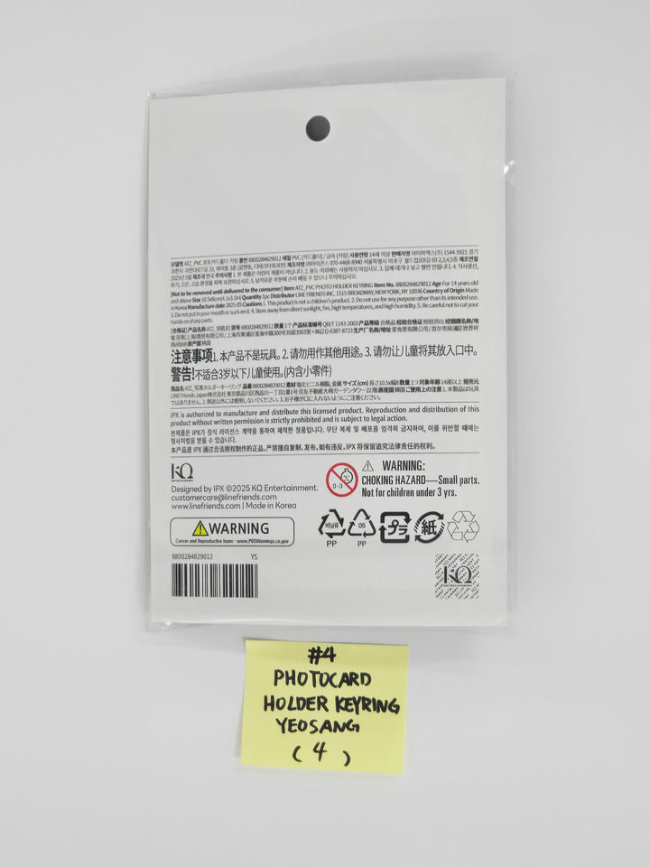 ATEEZ "GOLDEN HOUR : Part.3" - Line Friends Pop-Up Official MD [Photocard Holder Keyring] [25.6.13]