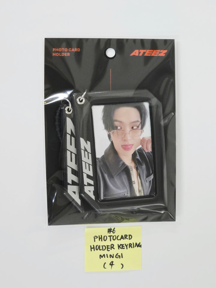 ATEEZ "GOLDEN HOUR : Part.3" - Line Friends Pop-Up Official MD [Photocard Holder Keyring] [25.6.13]