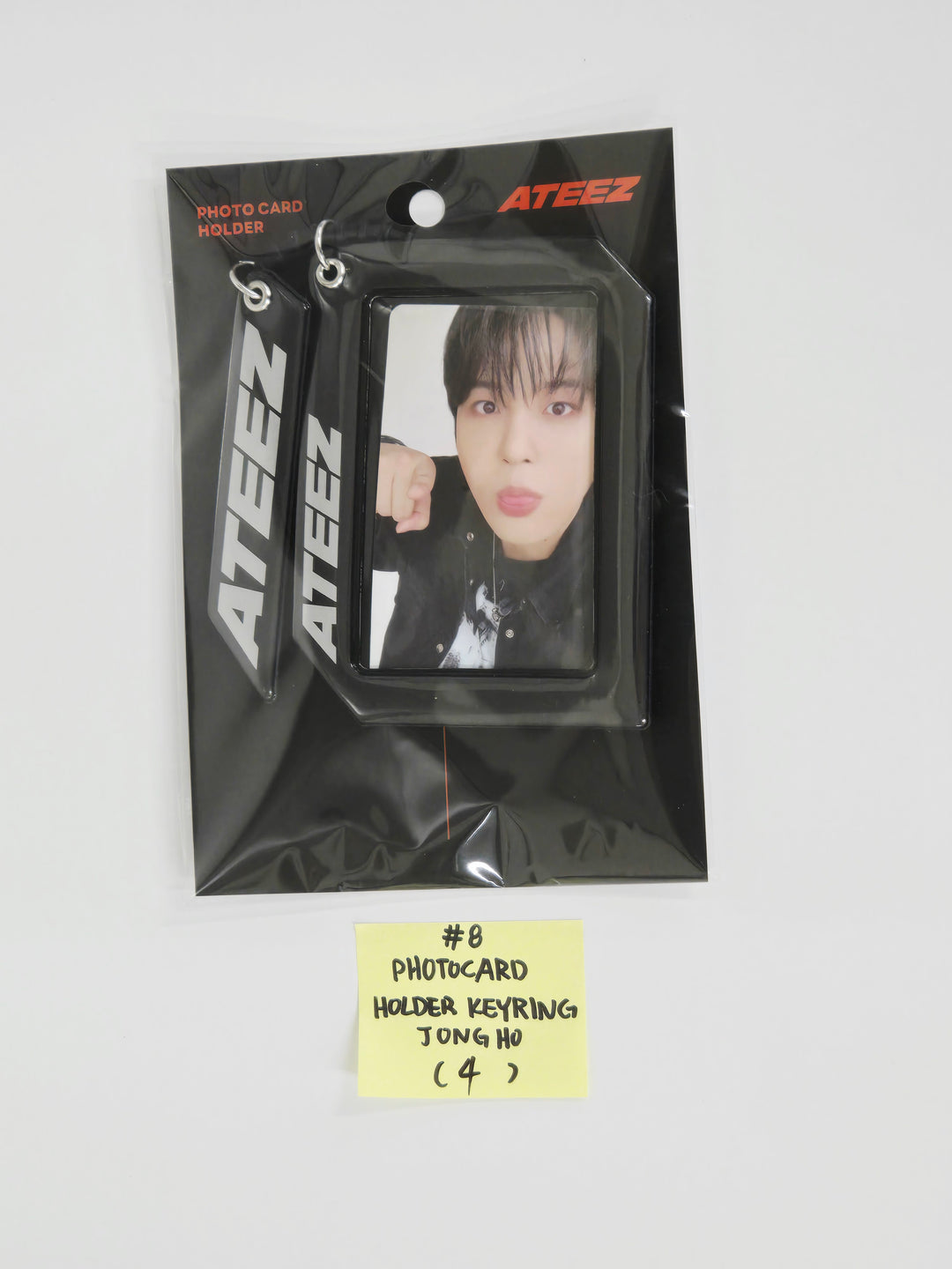 ATEEZ "GOLDEN HOUR : Part.3" - Line Friends Pop-Up Official MD [Photocard Holder Keyring] [25.6.13]
