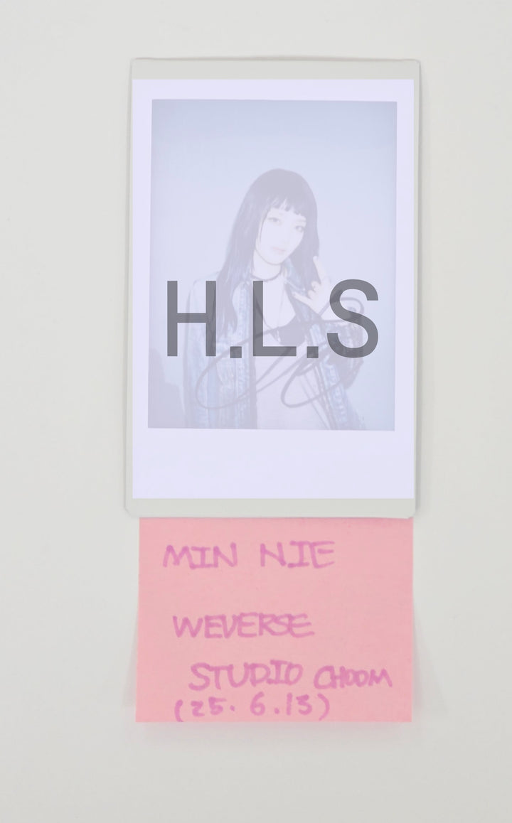 Minnie (Of I-DLE) "We are" - Hand Autographed(Signed) Polaroid [25.6.13]