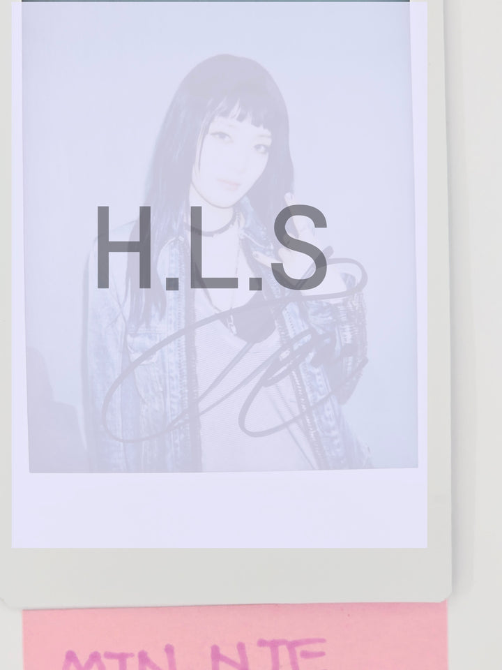 Minnie (Of I-DLE) "We are" - Hand Autographed(Signed) Polaroid [25.6.13]