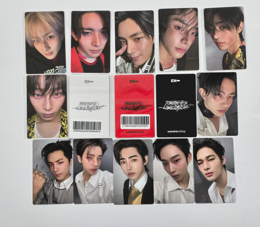 Enhypen "Desire : Unleash" - Weverse Shop Pre-Order Benefit (Showcase) Photocard [25.6.13]