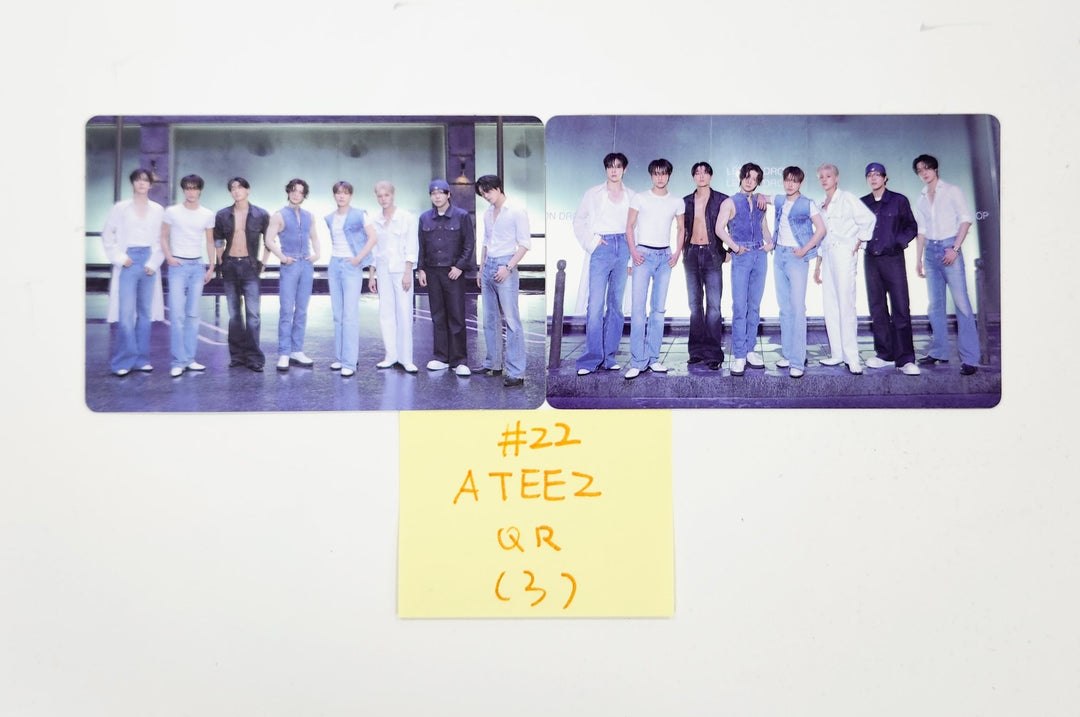Ateez "GOLDEN HOUR : Part.3" - Official QR Photocard [Poca Ver.] [25.6.13]