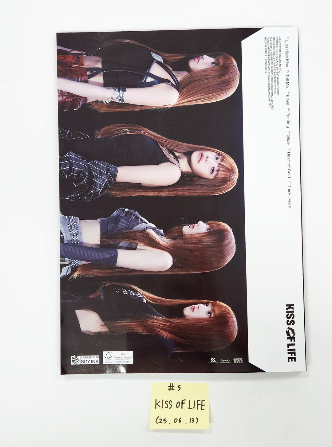 ITZY "Girls Will Be Girls", KISS OF LIFE "224", UAU "Playlist #You Are You", USPEER "SPEED ZONE" - Hand Autographed(Signed) Promo Album [25.6.13]