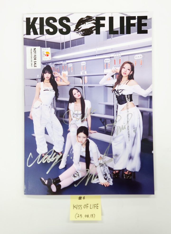 ITZY "Girls Will Be Girls", KISS OF LIFE "224", UAU "Playlist #You Are You", USPEER "SPEED ZONE" - Hand Autographed(Signed) Promo Album [25.6.13]