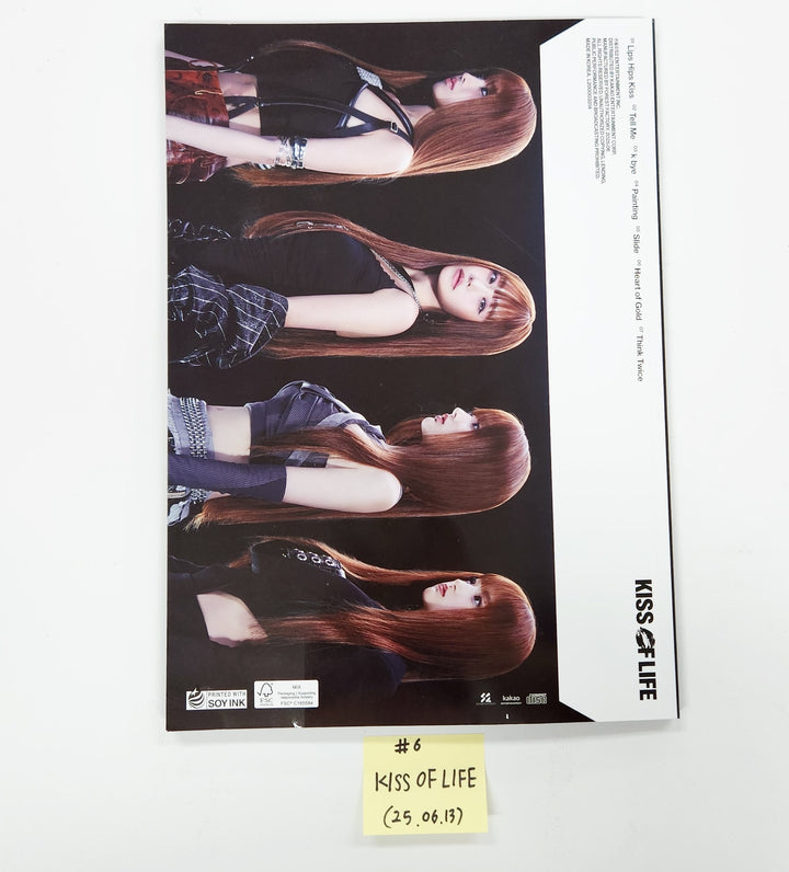 ITZY "Girls Will Be Girls", KISS OF LIFE "224", UAU "Playlist #You Are You", USPEER "SPEED ZONE" - Hand Autographed(Signed) Promo Album [25.6.13]