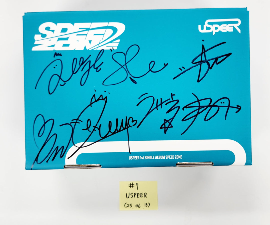 ITZY "Girls Will Be Girls", KISS OF LIFE "224", UAU "Playlist #You Are You", USPEER "SPEED ZONE" - Hand Autographed(Signed) Promo Album [25.6.13]
