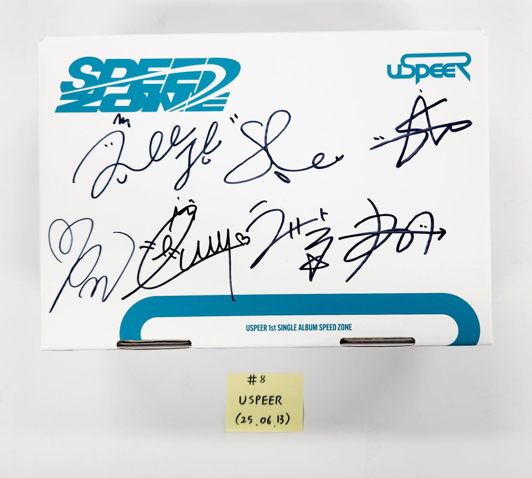 ITZY "Girls Will Be Girls", KISS OF LIFE "224", UAU "Playlist #You Are You", USPEER "SPEED ZONE" - Hand Autographed(Signed) Promo Album [25.6.13]
