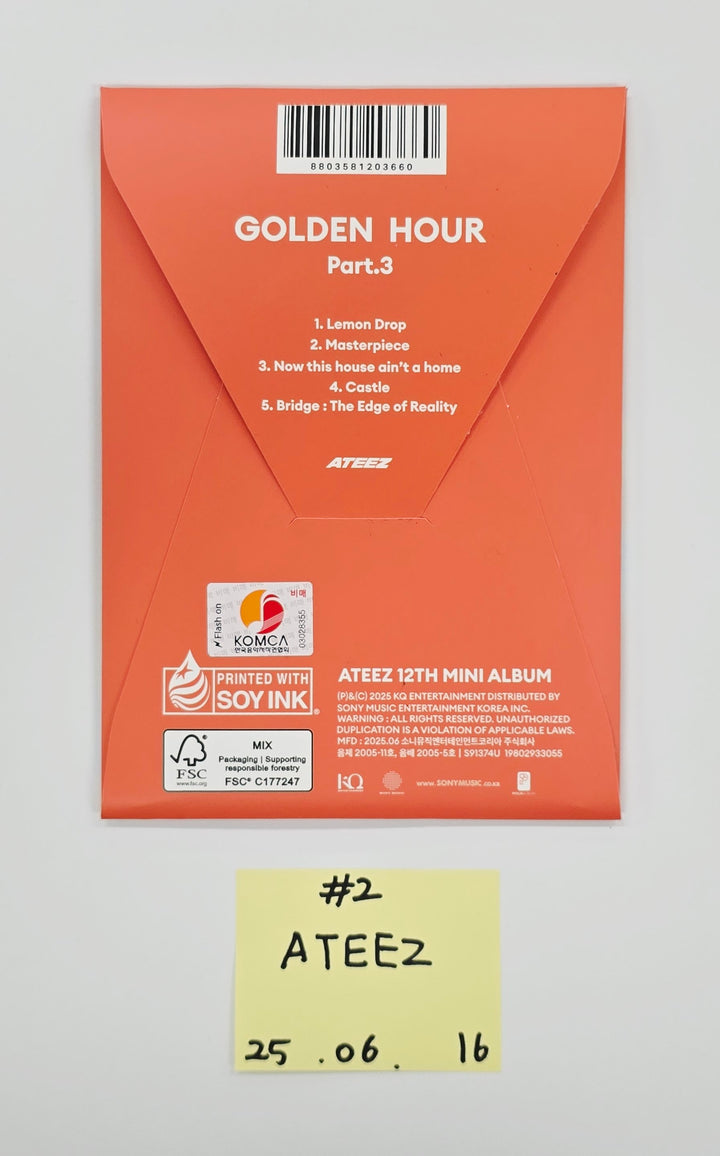 ATEEZ "GOLDEN HOUR : Part.3", KISS OF LIFE "224" - Hand Autographed(Signed) Promo Album [25.6.16]