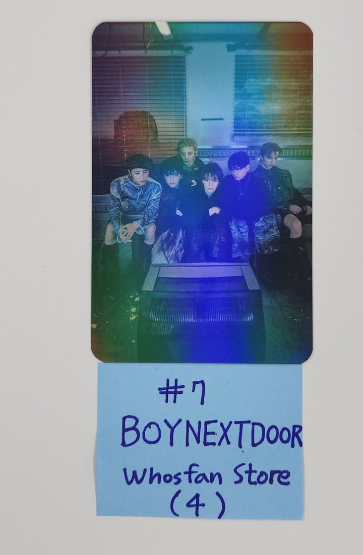 BOYNEXTDOOR "No Genre" - Who's Fan Pre-Order Benefit Hologram Photocard [25.6.16]