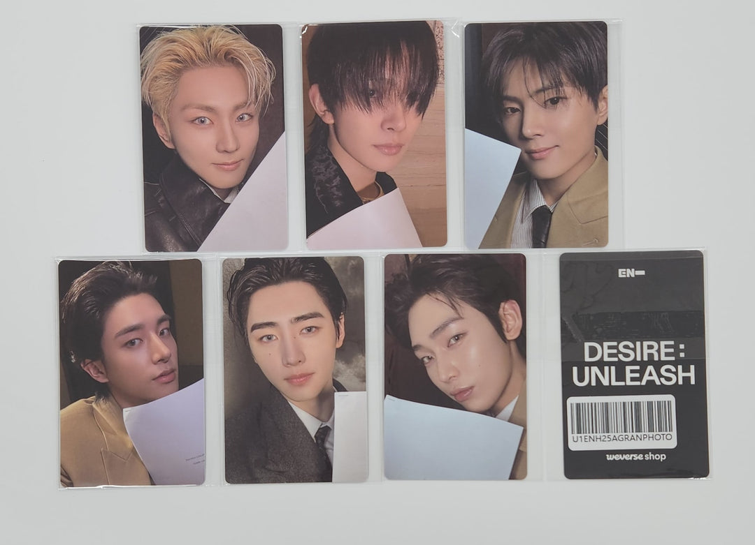 Enhypen "Desire : Unleash" - Weverse Shop Pre-Order Benefit (Come Back Live) Photocard [25.6.16]