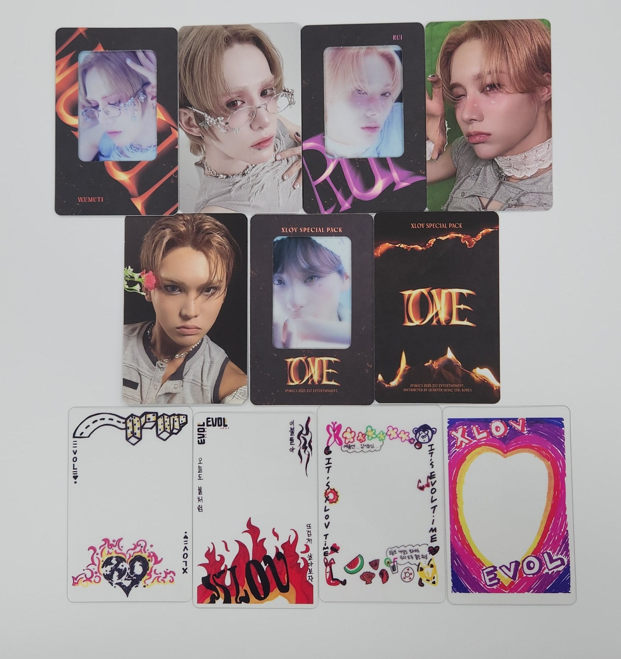 &amp;TEAM HARUA PhotoCard トレカ fan party &TEAM HARUA 五月雨 ( Samidare ) 1st Single Official photo