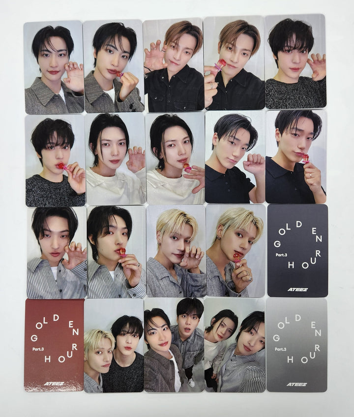 Ateez "GOLDEN HOUR : Part.3" - Apple Music Lucky Draw Event Photocard [Poca Ver.] [25.6.17]