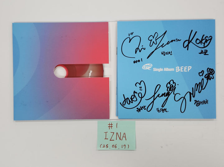 IZNA Digital Single "Beep" - Hand Autographed(Signed) Promo Album [25.6.17]