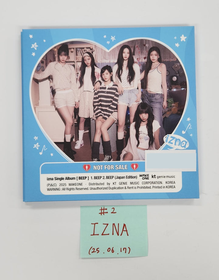 IZNA Digital Single "Beep" - Hand Autographed(Signed) Promo Album [25.6.17]