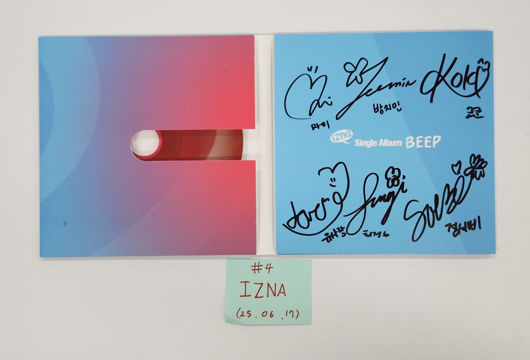 IZNA Digital Single "Beep" - Hand Autographed(Signed) Promo Album [25.6.17]