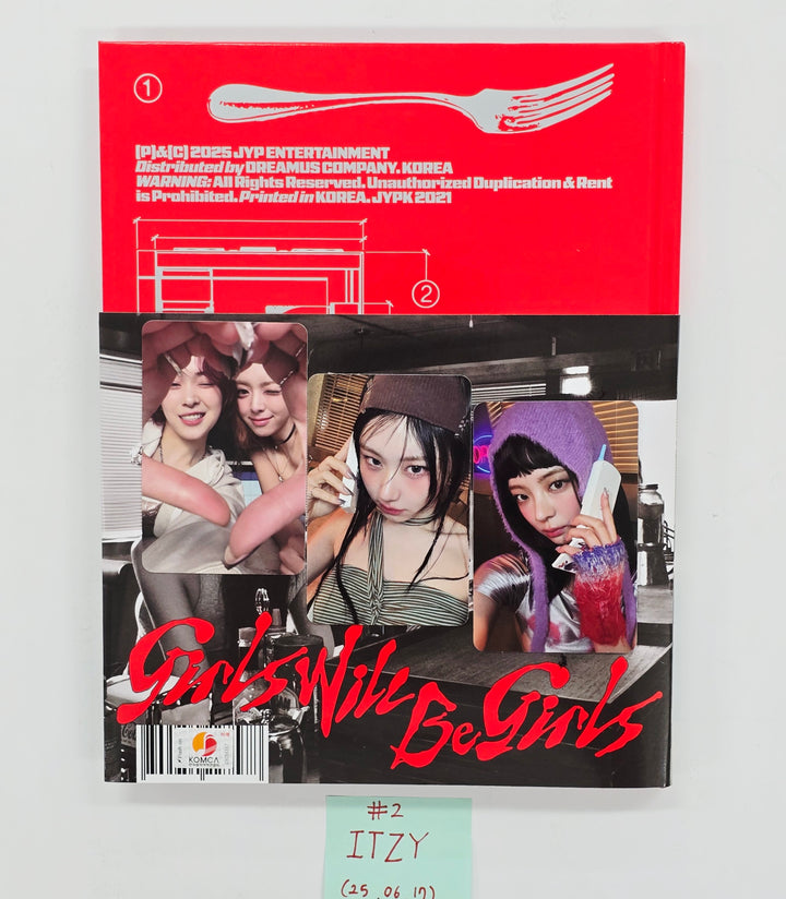 ITZY "Girl Will Be Girls" - Hand Autographed(Signed) Promo Album [25.6.17]
