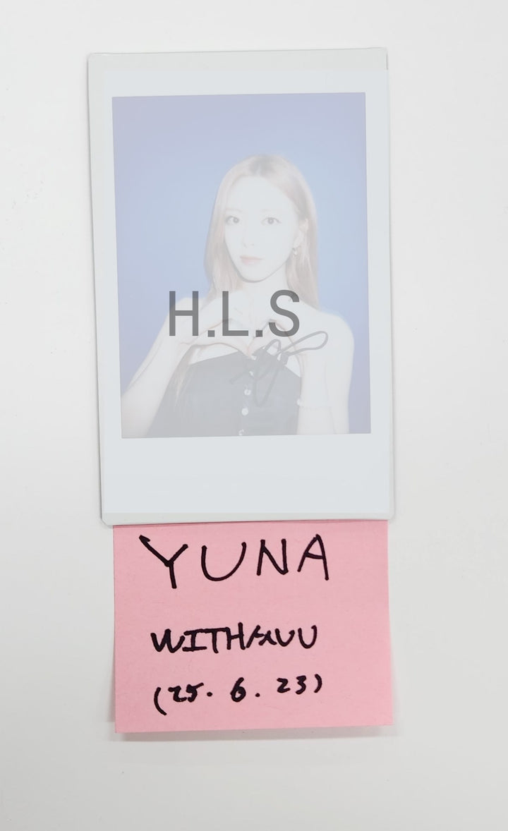 Yuna (Of ITZY) "Girls Will Be Girls" - Hand Autographed(Signed) Polaroid [25.6.23]