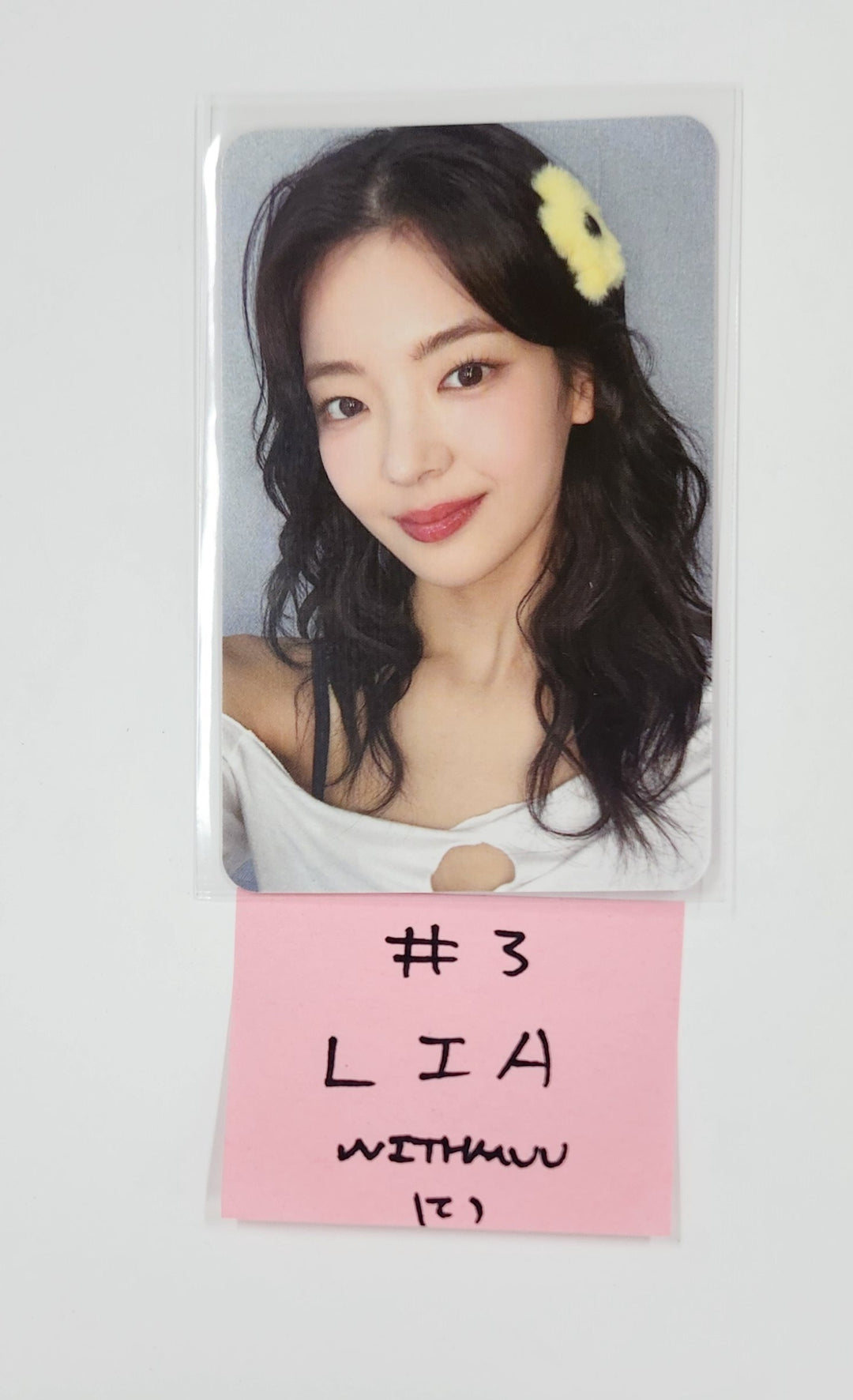 ITZY "Girls Will Be Girls" - Withmuu Fansign Event Photocard [25.6.23]