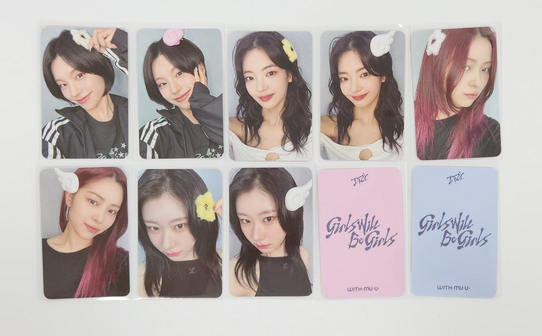 ITZY "Girls Will Be Girls" - Withmuu Fansign Event Photocard [25.6.23]