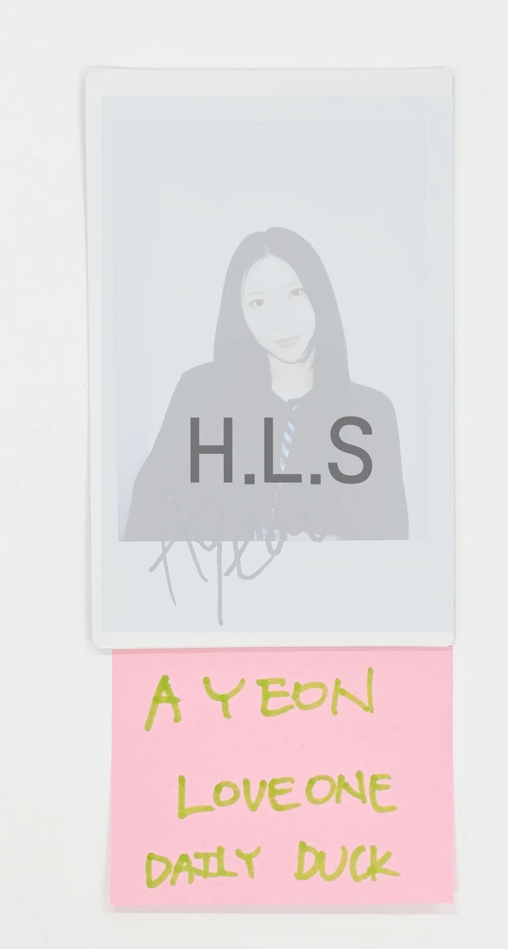 Ayeon (Of LOVEONE) "Drama Queen" - Hand Autographed(Signed) Polaroid [25.6.23]