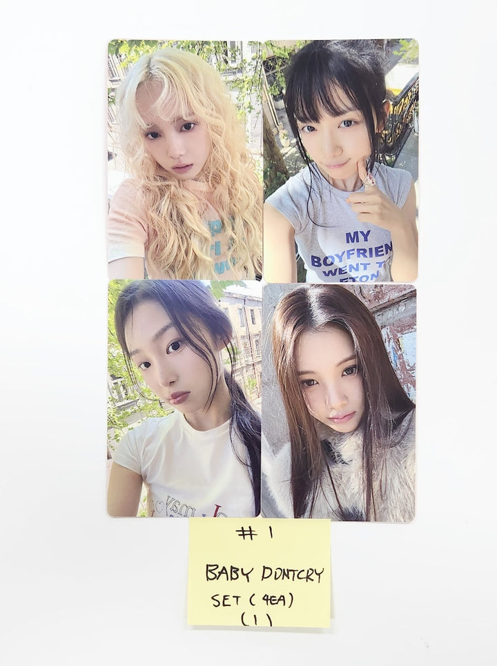 Baby DONT Cry "F Girl" - Official Photocards Set (4EA)(Restocked) [25.6.24]