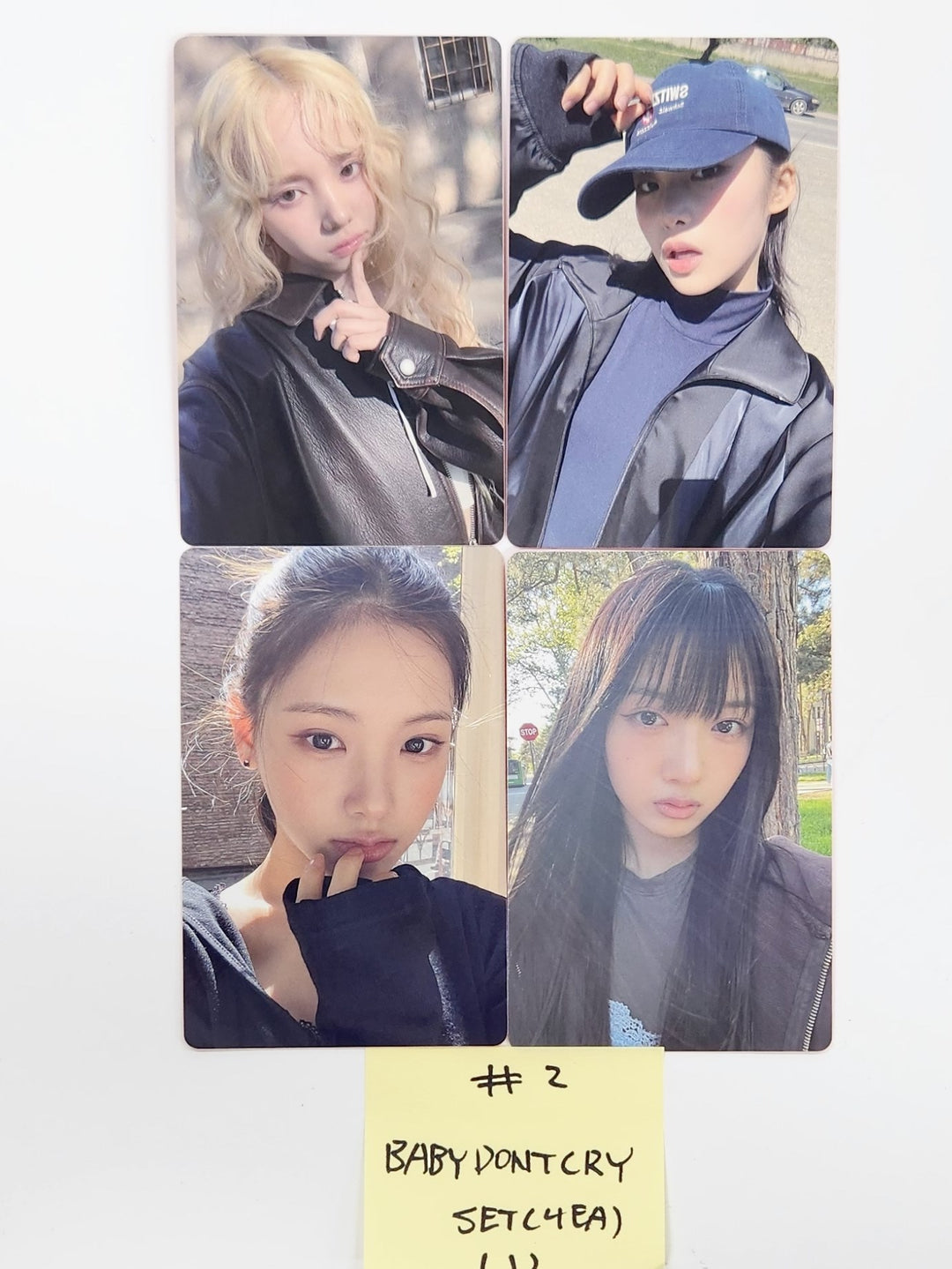 Baby DONT Cry "F Girl" - Official Photocards Set (4EA)(Restocked) [25.6.24]