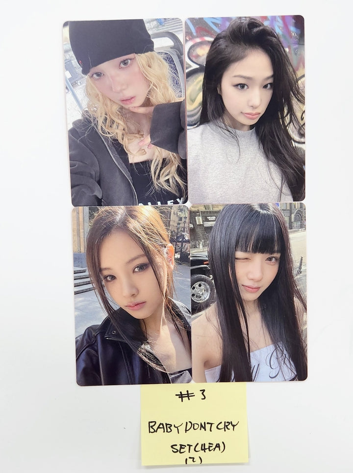 Baby DONT Cry "F Girl" - Official Photocards Set (4EA)(Restocked) [25.6.24]