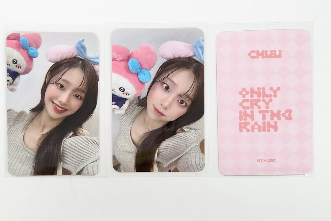 CHUU "Only cry in the rain" - NY Music Fansign Event Photocard Round 2 [Platform Ver.] [25.6.25]