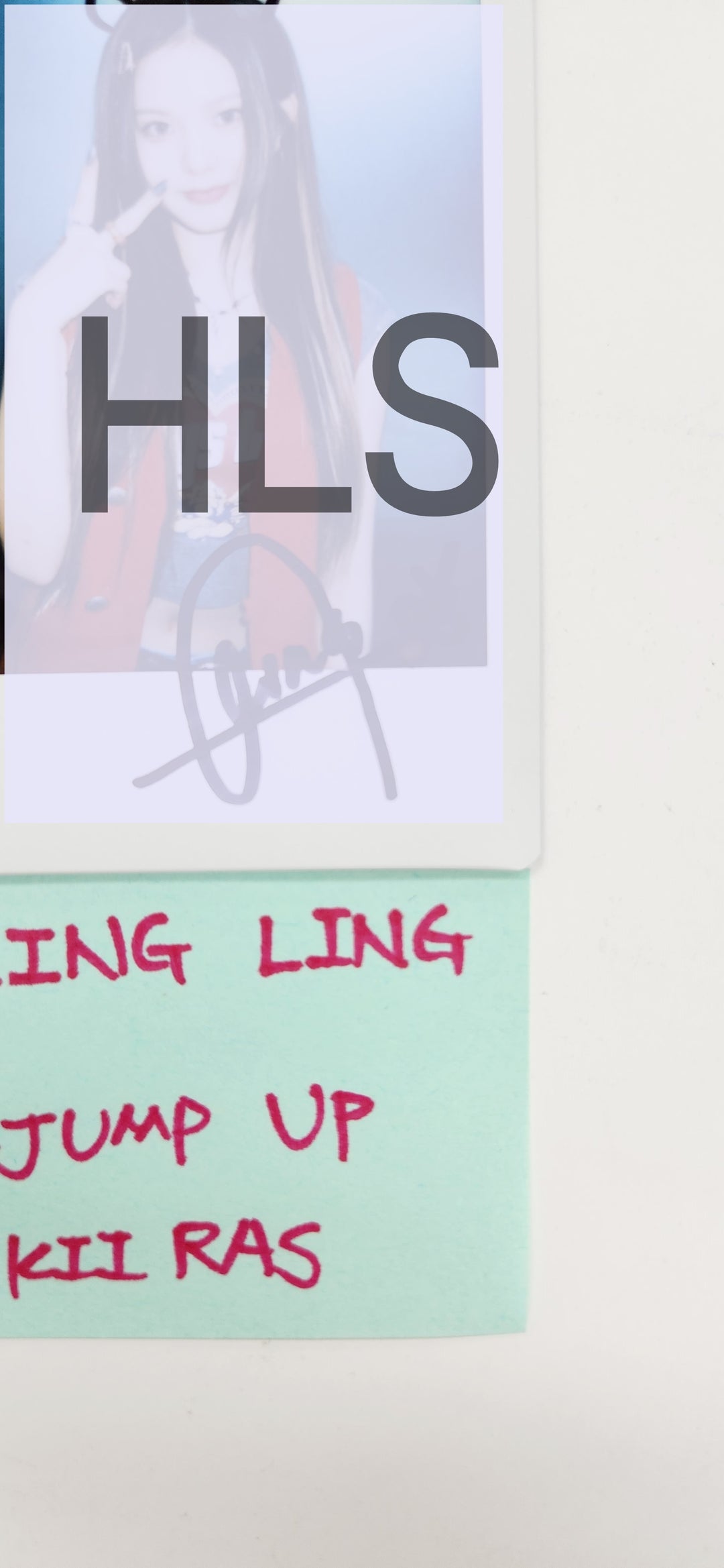 Ling Ling (Of KIIRAS) "KILL MA BO$$" - Hand Autograhped(Signed) Polaroid [25.6.25]
