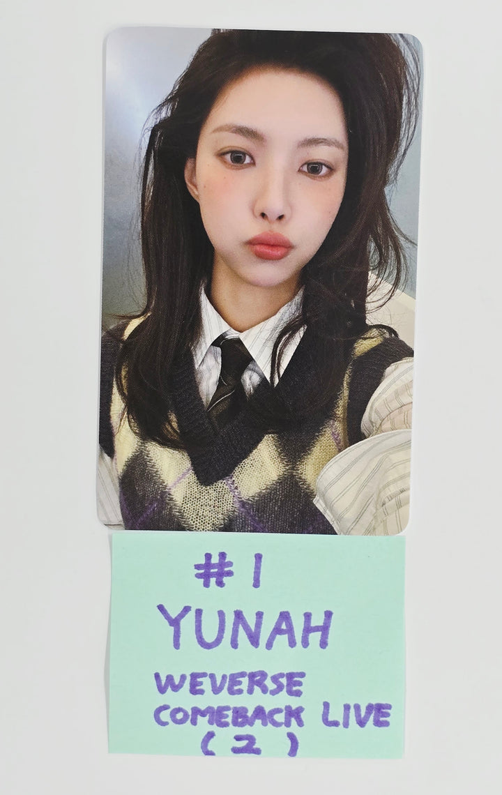 ILLIT "bomb" - Weverse Shop [Comeback Live] Pre-Order Benefit Photocard [Gllit Ver.] [25.6.25]