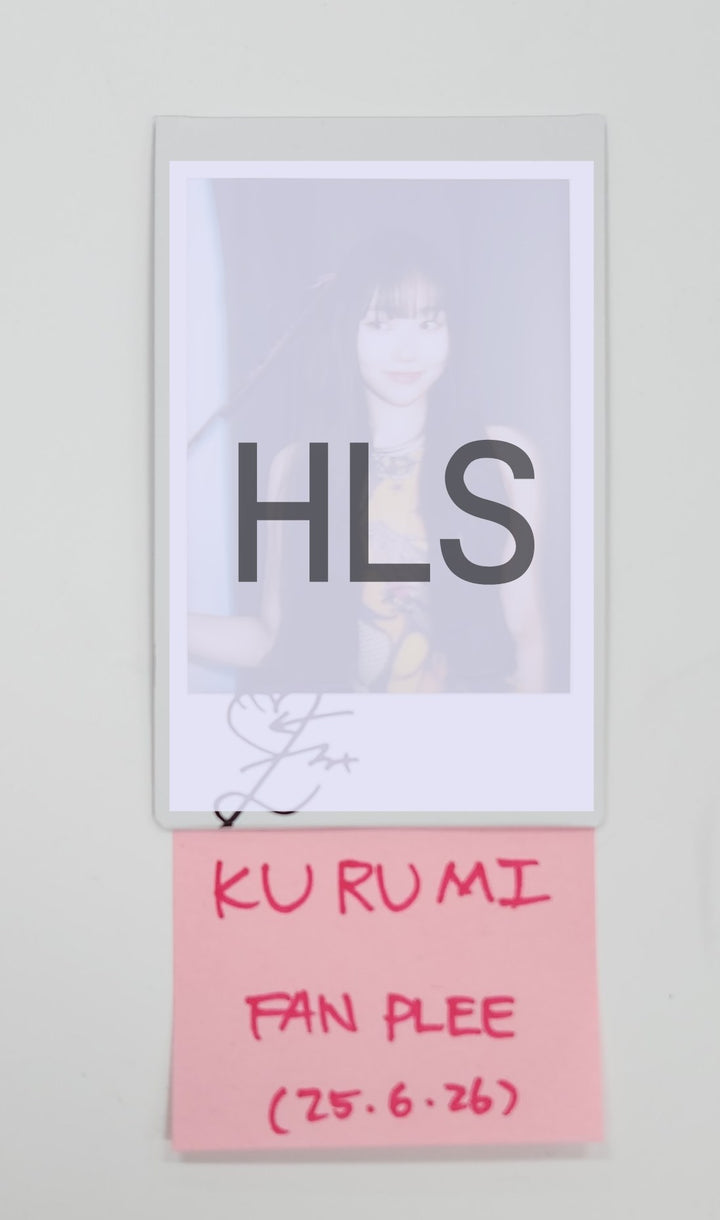 Kurumi (Of KIIRAS) "KILL MA BO$$" - Hand Autograhped(Signed) Polaroid [25.6.26]
