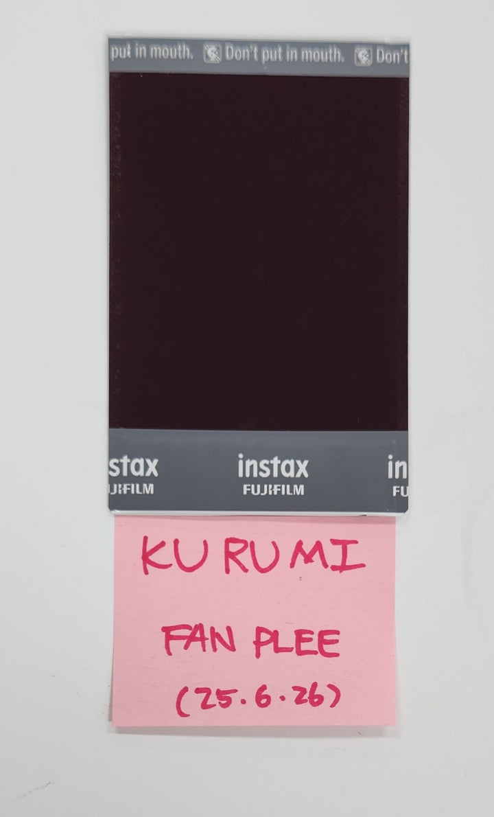 Kurumi (Of KIIRAS) "KILL MA BO$$" - Hand Autograhped(Signed) Polaroid [25.6.26]
