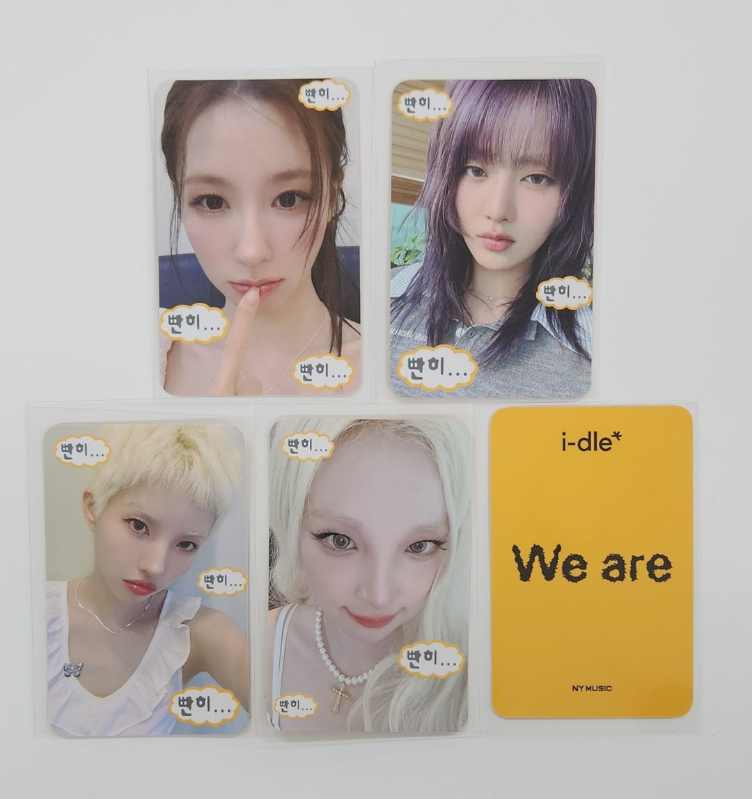 I-DLE "We are" - NY Music Fansign Event Photocard [25.6.26]