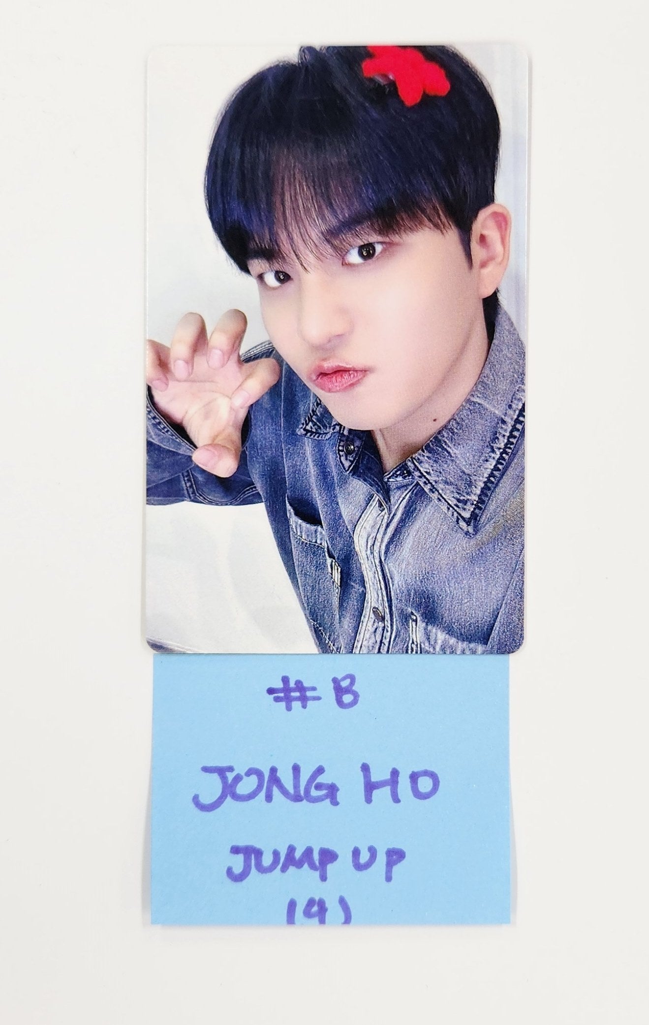 ATEEZ GOLDEN HOUR jump up サイン チェキ ジョンホ ATEEZ The 12th Mini Golden Hour Part.3 JumpUp Ent Fan sign