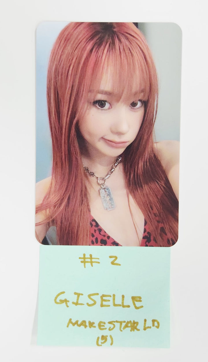 Aespa "Dirty Work" - [Makestar, Apple Music, Everline] Lucky Draw Event Photocard [25.6.30]